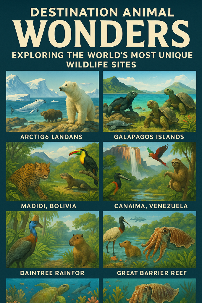 Destination Animal: Wonders—Exploring the World’s Most Unique Wildlife Sites